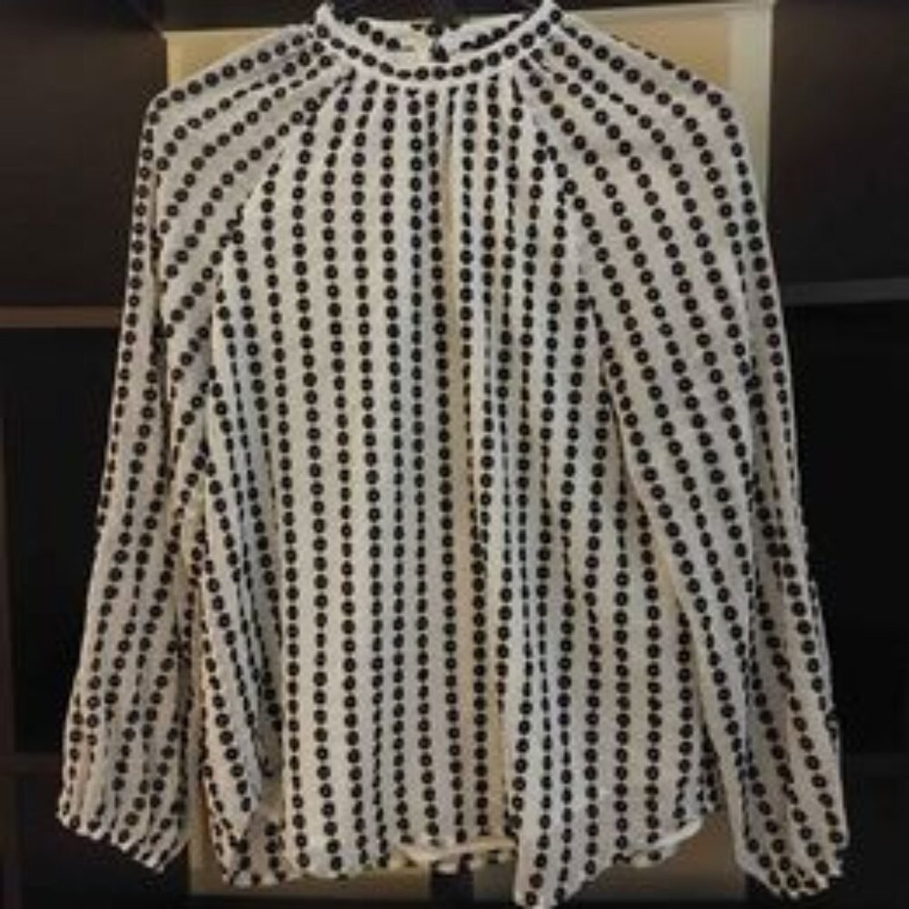 Embroidered Ann Taylor Blouse